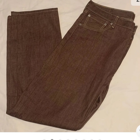 Levi's 501XX Irregular Stamped Size 38x32  Made in Mexico See Measurements Brown - Picture 2 of 5